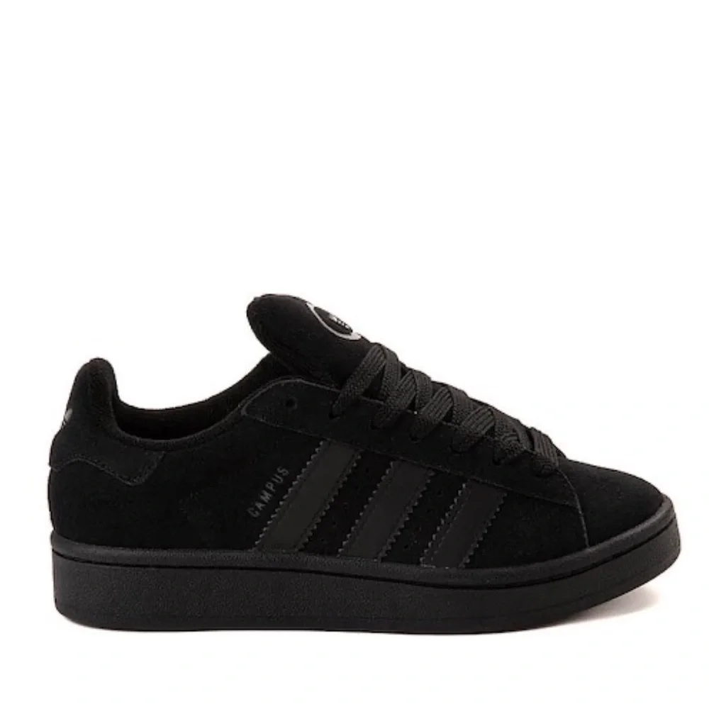 adidas | Shoes | New Adidas Campus 0s Athletic Shoe Big Kid Core Black  Monochrome Size 35 | Poshmark